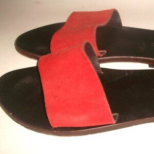 K. Jacques St. Tropez Suede and Leather Rustic Handcrafted Sandals 10M 40M  $250